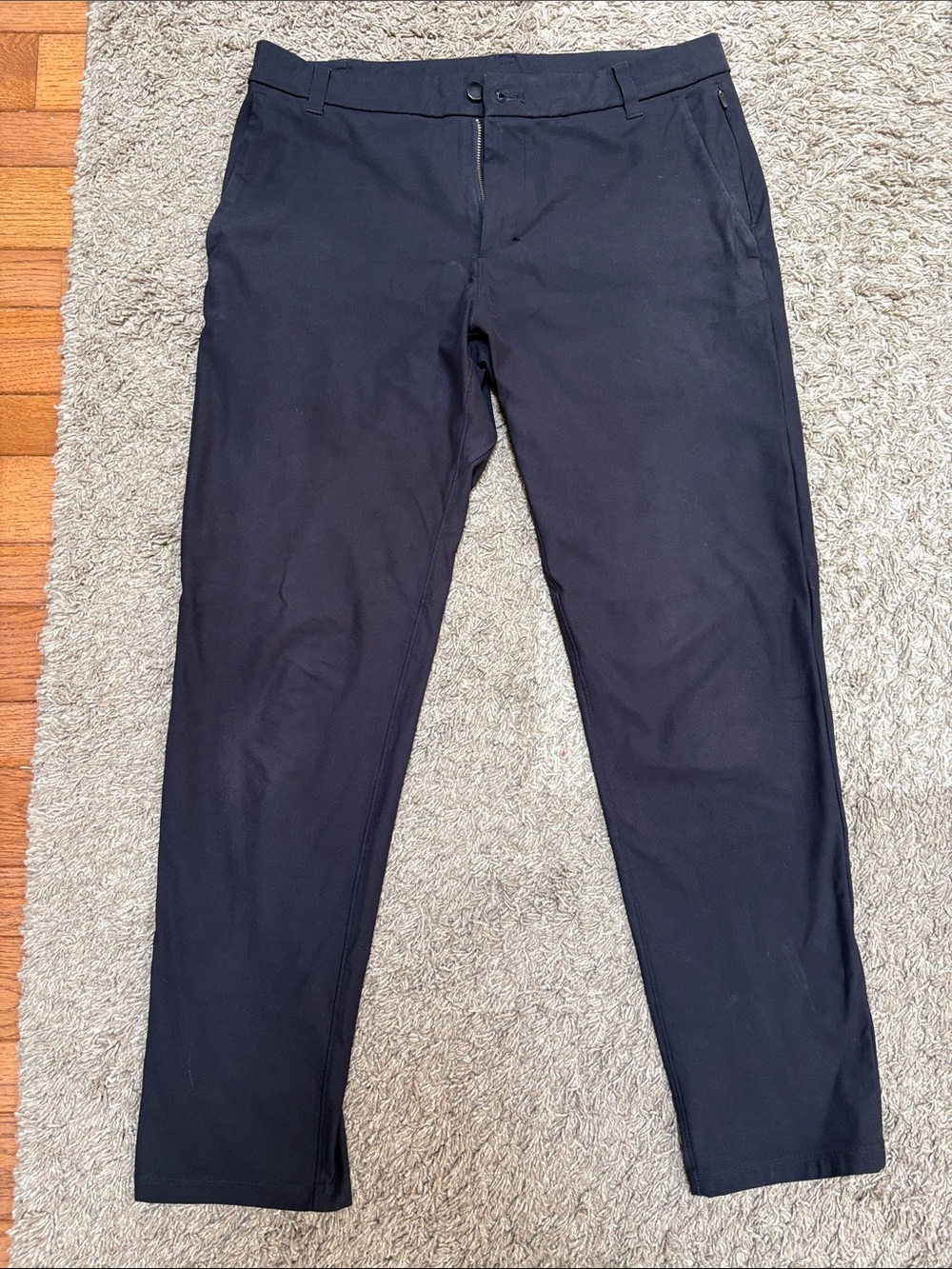 lululemon athletica Men's Black Commission Pants 32x32 Classic Fit